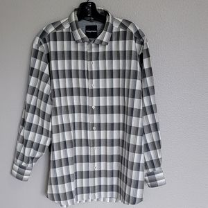 Tommy Bahama Plaid Long Sleeve Shirt/ Size L.